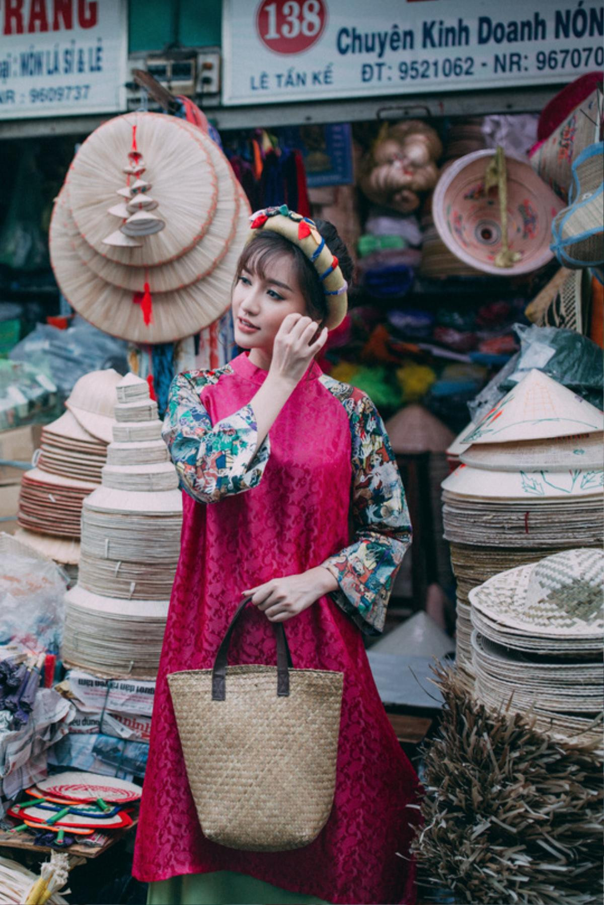 Thanh Hằng 'ngúng nguẩy' trong thiết kế áo dài đáng yêu muốn xỉu! Ảnh 14