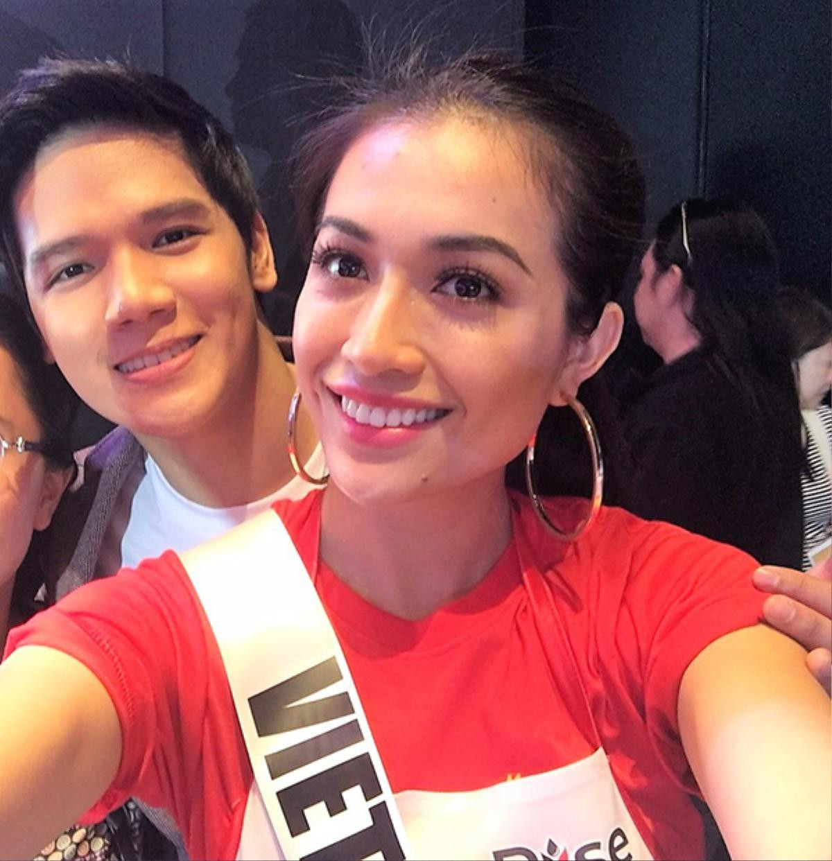 Lệ Hằng thích thú chụp ảnh selfie cùng 'soái ca' người Philippines - Gerald Santos Ảnh 5