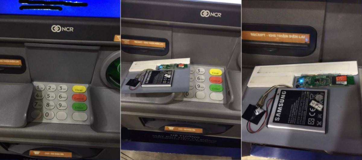 Phát hiện thiết bị lạ được gắn tại trạm ATM Ảnh 2