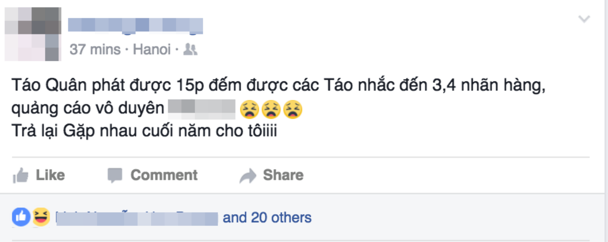 'Quảng cáo quá phô!' - Táo Quân 2017 mới phát sóng đã vấp phải phản ứng dữ dội từ cư dân mạng Ảnh 6