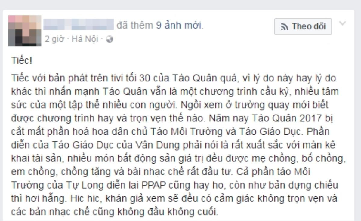 HOT: Hé lộ nhiều nội dung hay ho của Táo quân bị cắt do không đủ thời lượng phát sóng Ảnh 2