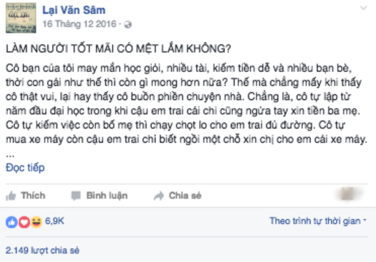 Nhà báo Lại Văn Sâm không phải 'tác giả' của những bài viết ngàn like trên Facebook! Ảnh 7