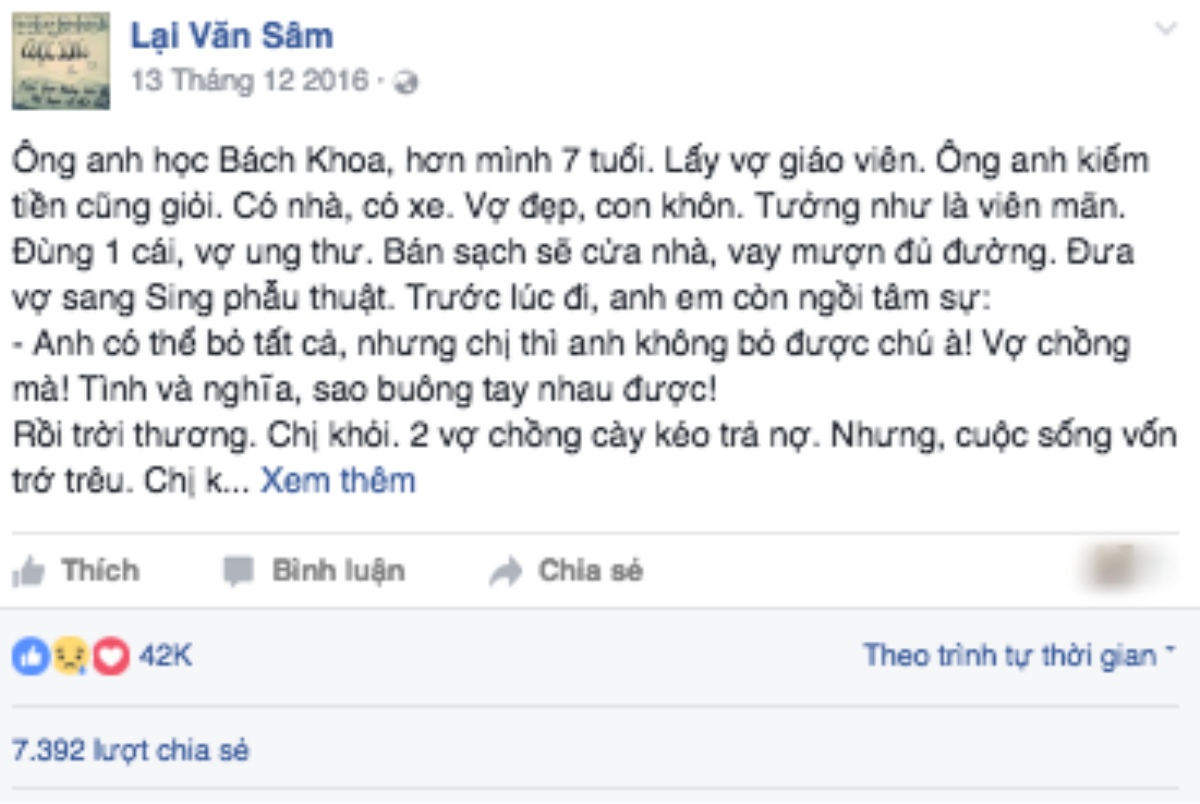 Nhà báo Lại Văn Sâm không phải 'tác giả' của những bài viết ngàn like trên Facebook! Ảnh 5