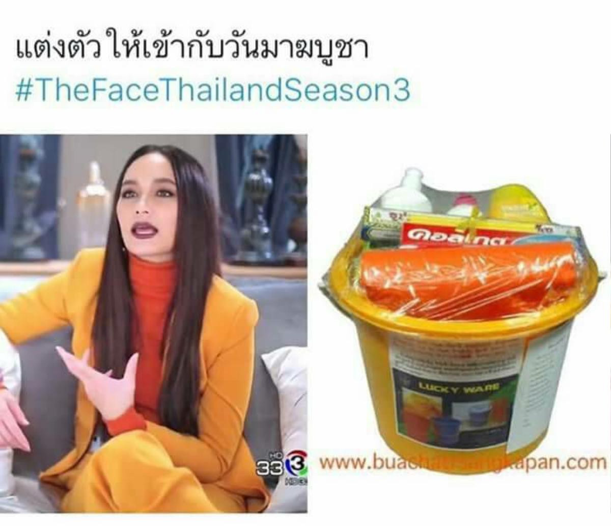 Bạn có biết, trang phục 'màu mè' của Bee Namthip chính là chủ đề chế ảnh hot nhất tập 2 The Face Thailand Ảnh 6