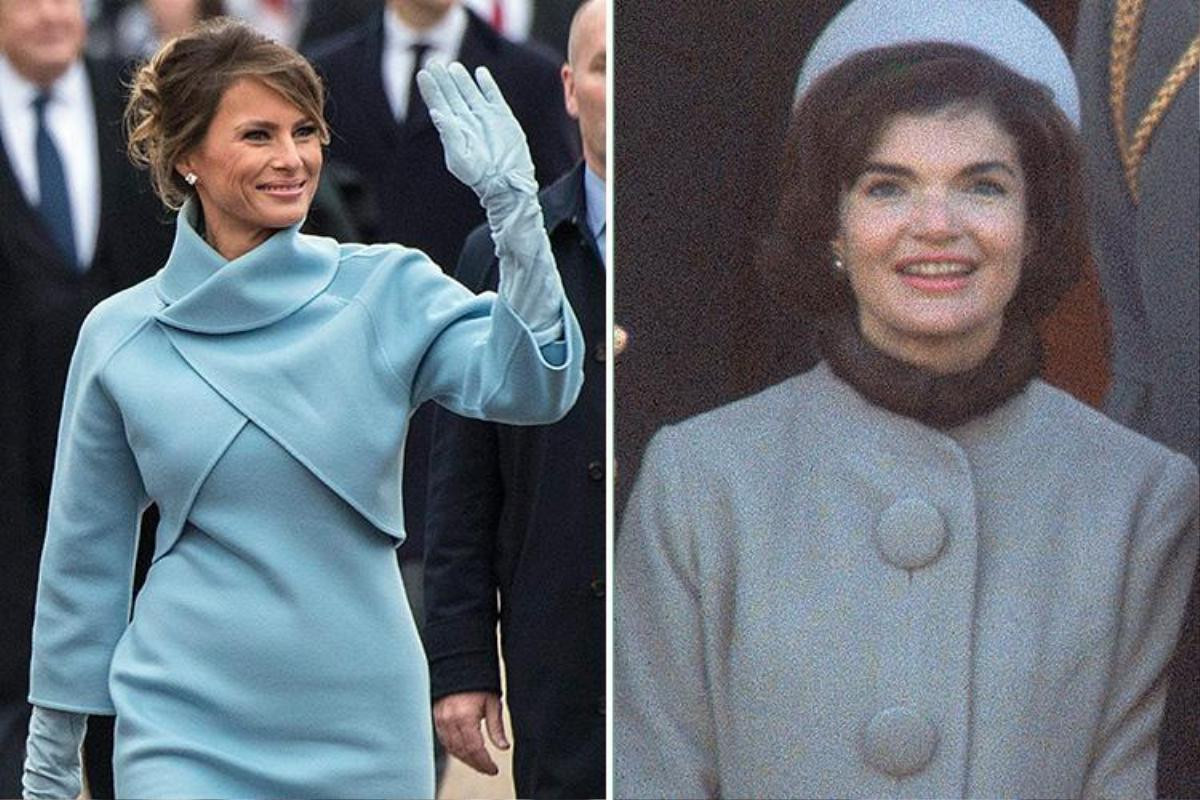 Phu nhân Melania Trump lại bị phát hiện 'học theo' style của phu nhân cố tổng thống Kennedy Ảnh 3