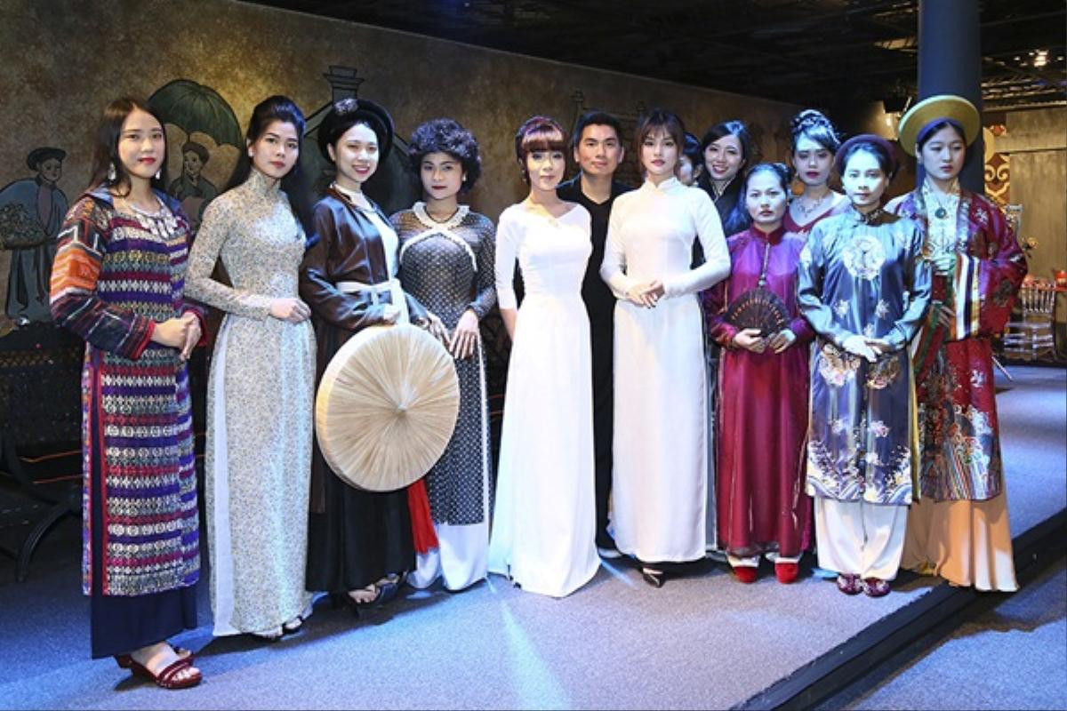 Vũ Thu Phương trở lại sàn diễn, sánh đôi cùng Adrian Anh Tuấn chuẩn bị cho Áo Dài Fashion Show Ảnh 8