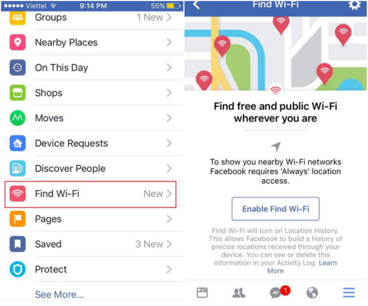 Cập nhật nóng hổi: Facebook chính thức hỗ trợ người dùng tìm wifi miễn phí Ảnh 2