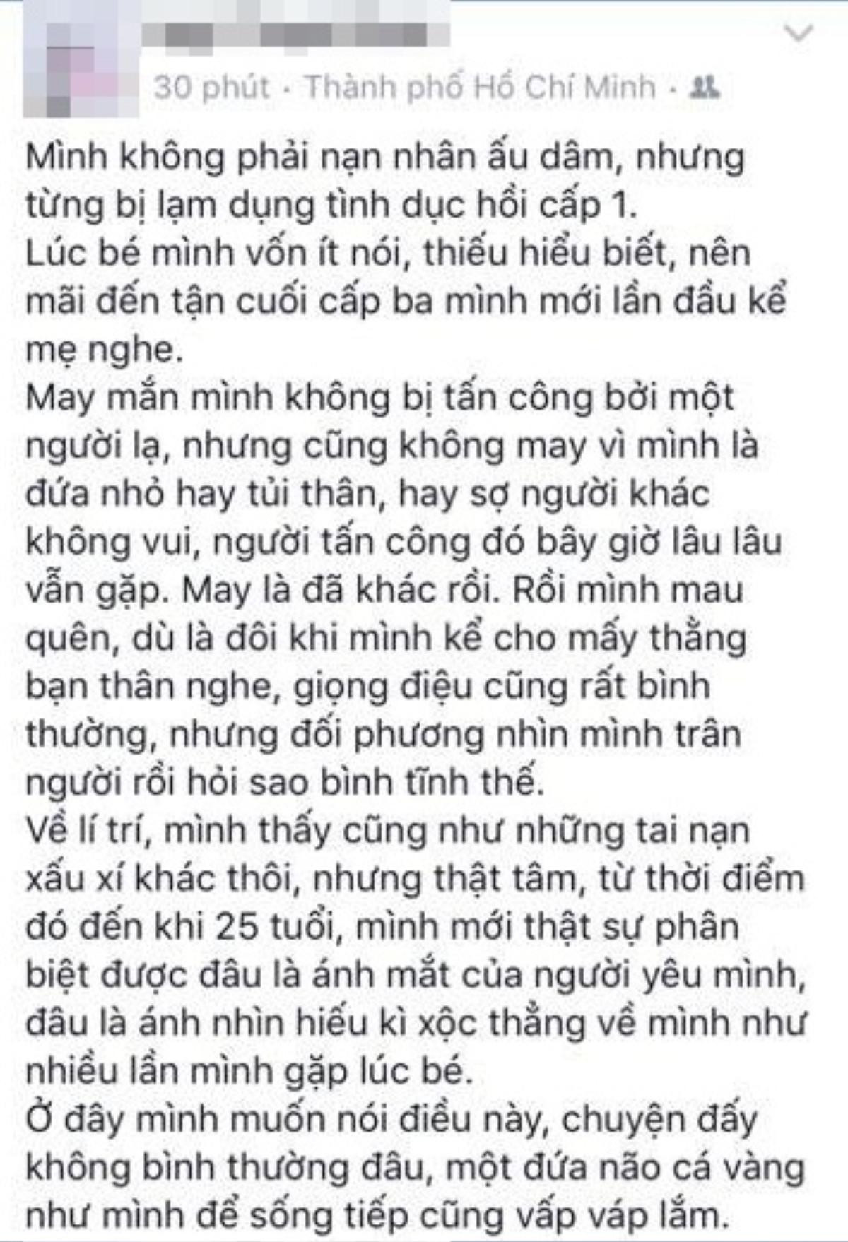 Chia sẻ gây sốc của nhiều nạn nhân từng bị xâm hại, đừng im lặng! Ảnh 2