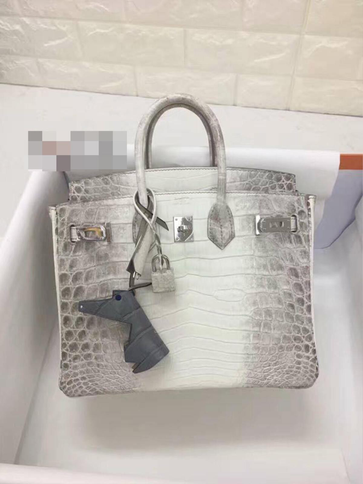 Chiếc túi khiến Vbiz dậy sóng Hermes Birkin bạch tạng đã có 'phiên bản Quảng Châu' giá chỉ 1 triệu đồng! Ảnh 9