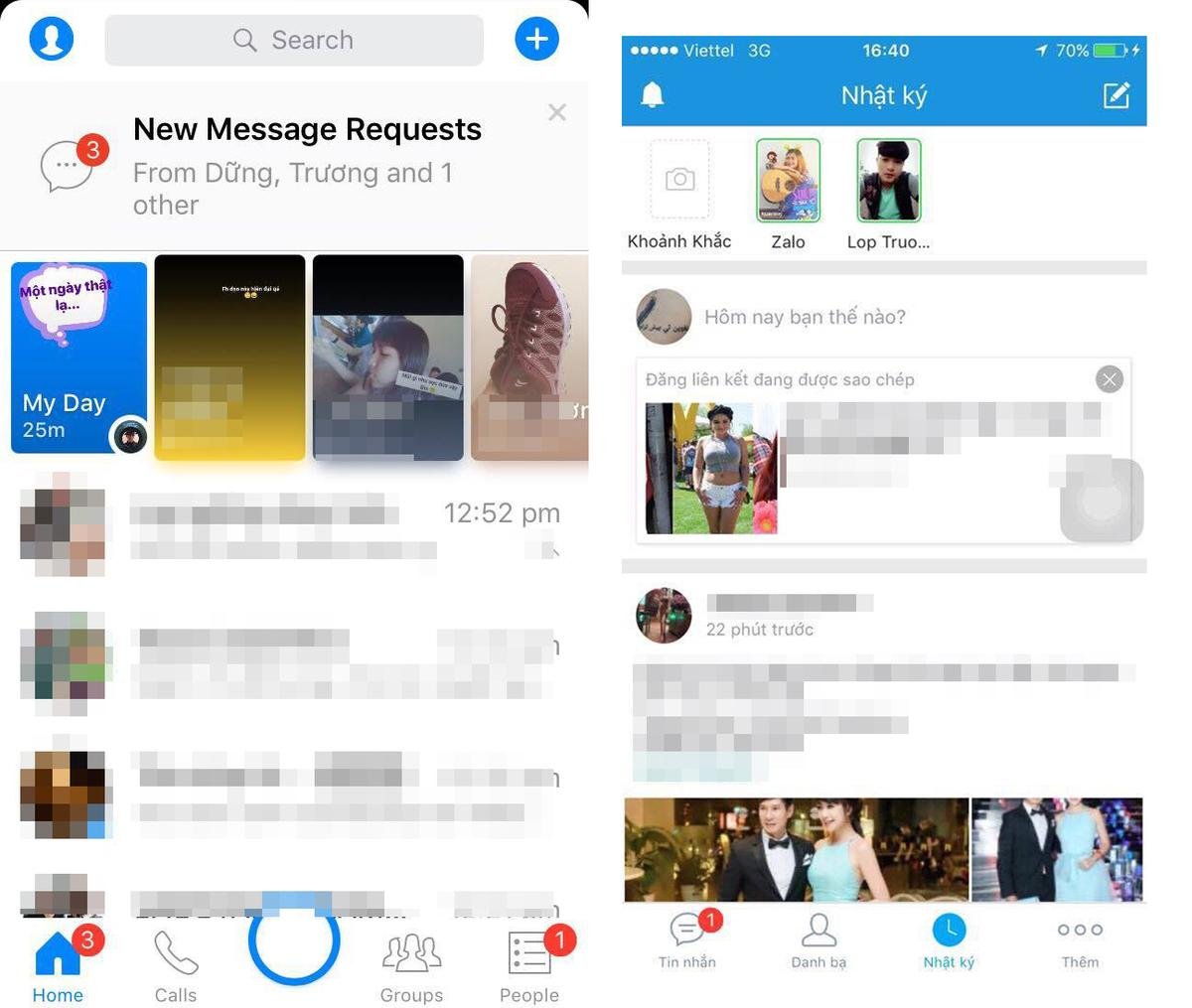 Người dùng thất vọng vì 'Facebook Messenger Day' còn thua cả 'Khoảnh Khắc' của Zalo Ảnh 1