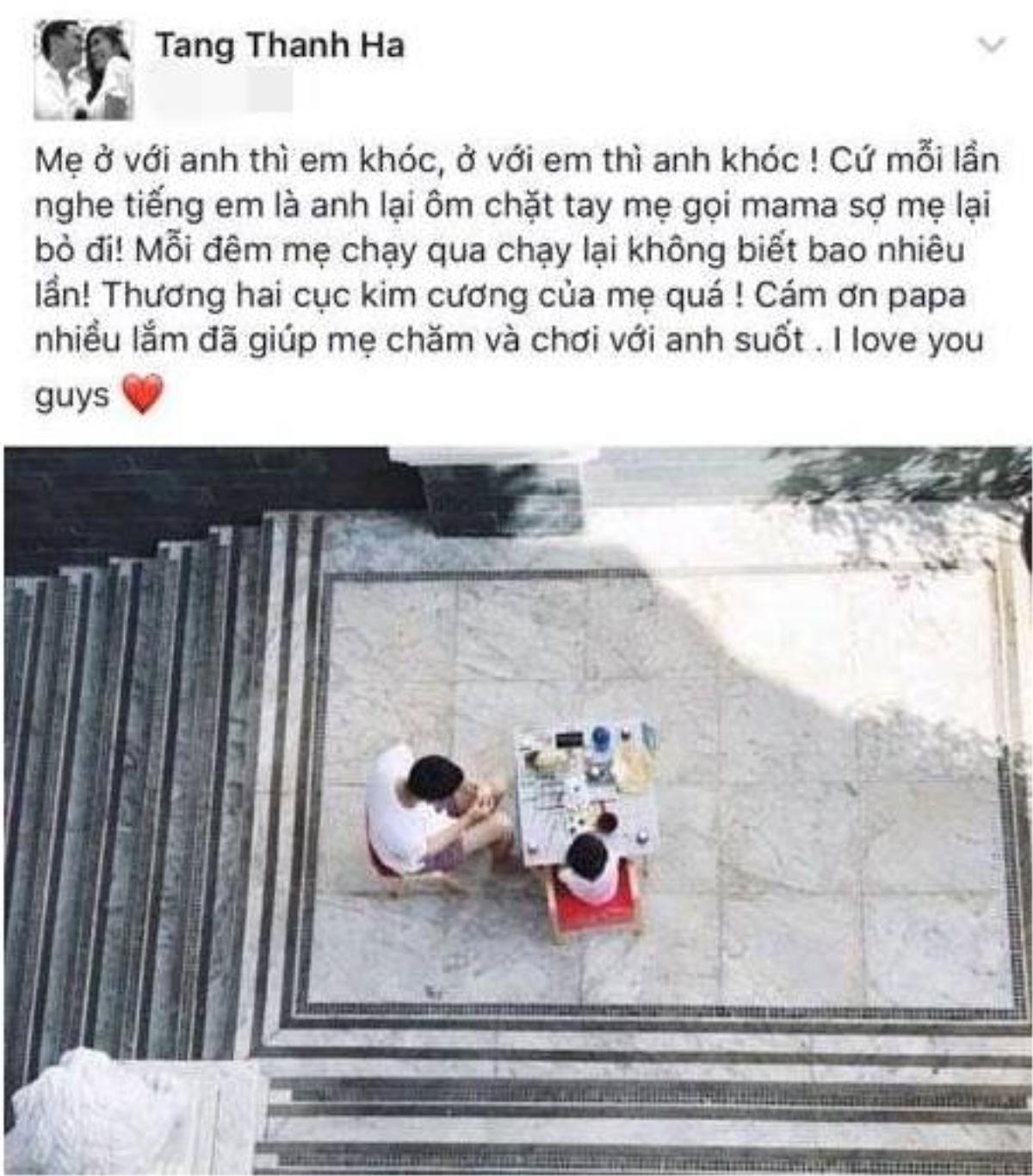 Kể từ giờ, Tăng Thanh Hà đã chính thức trở thành 'bà mẹ hai con'! Ảnh 1