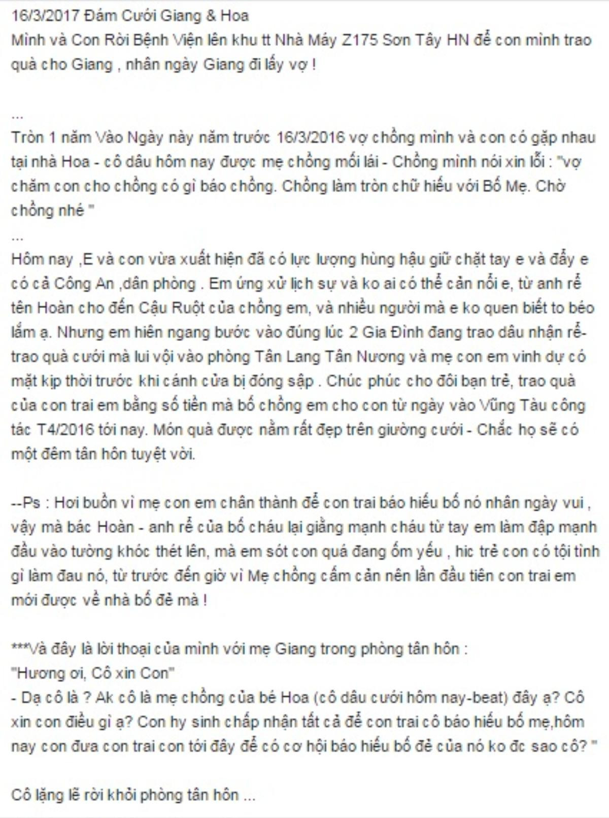 Xót xa cảnh cô gái trẻ bế con đến đám cưới chồng cùng vợ mới bị nhà chồng xua đuổi Ảnh 1