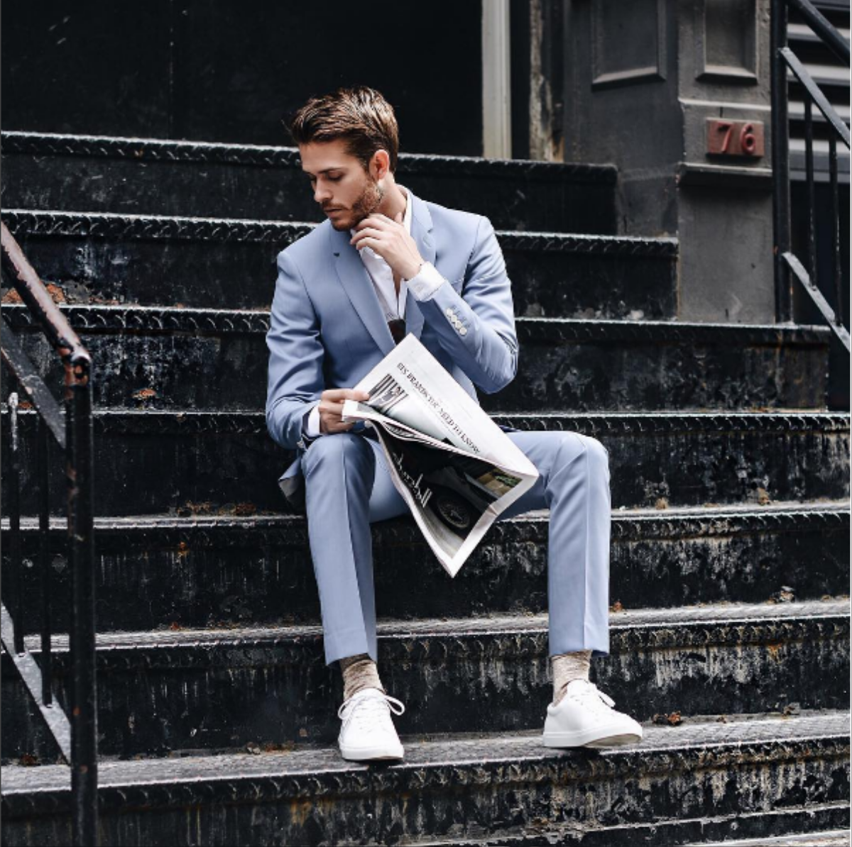 Mỗi ngày mỗi phong cách khác nhau như fashion blogger Adam Gallagher, các chàng học ngay thôi! Ảnh 21