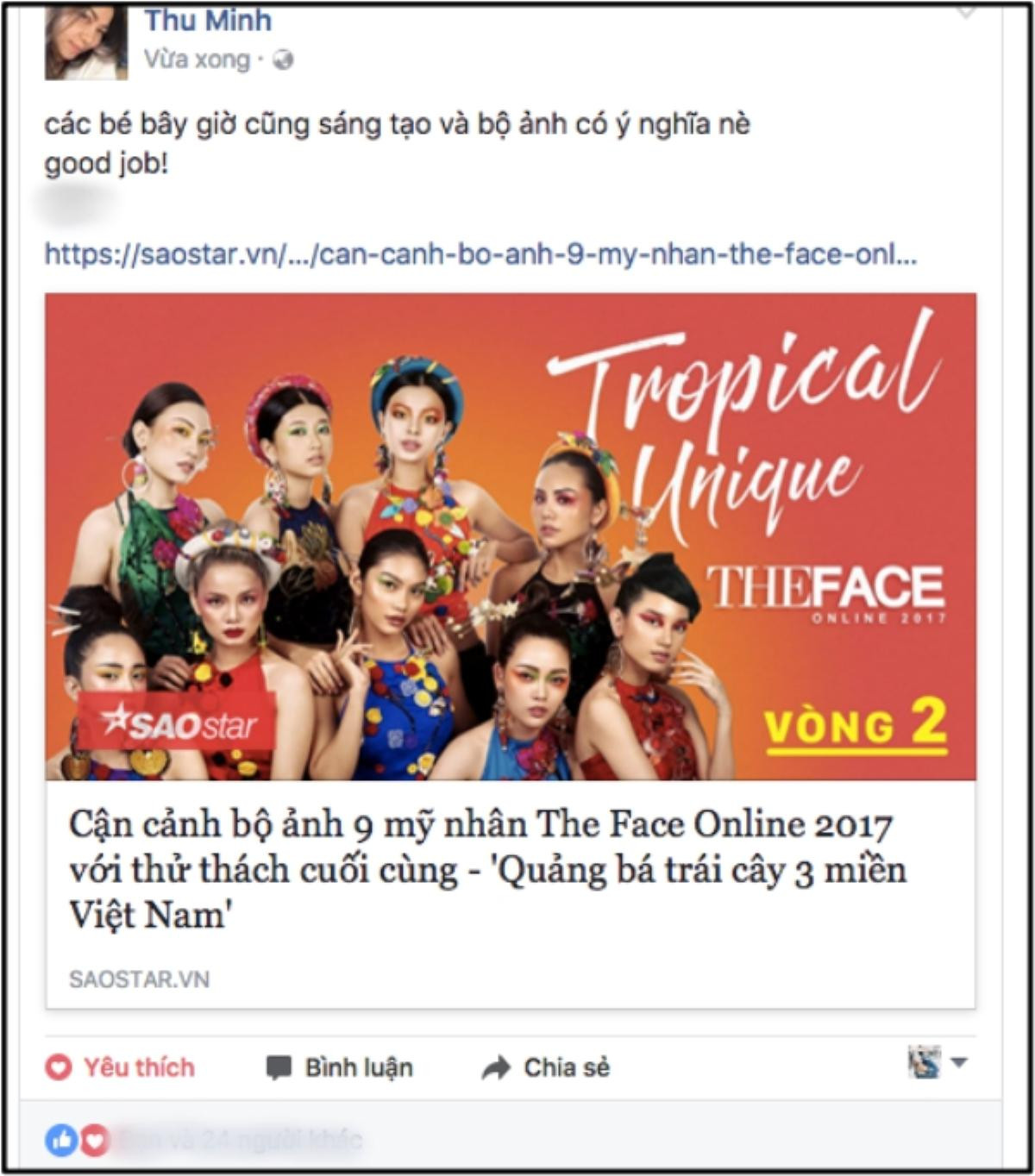 Dàn sao Việt phấn khích với bộ ảnh trái cây lung linh của Top 9 The Face Online Ảnh 2