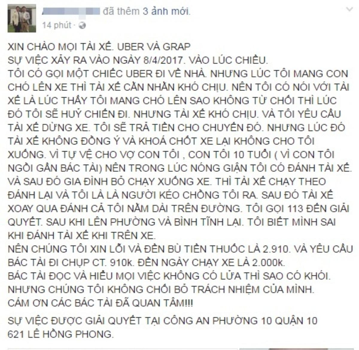 Chỉ vì tắt điều hòa khiến thú cưng… khó chịu, tài xế Grab bị hai vợ chồng đánh đến nhập viện Ảnh 3