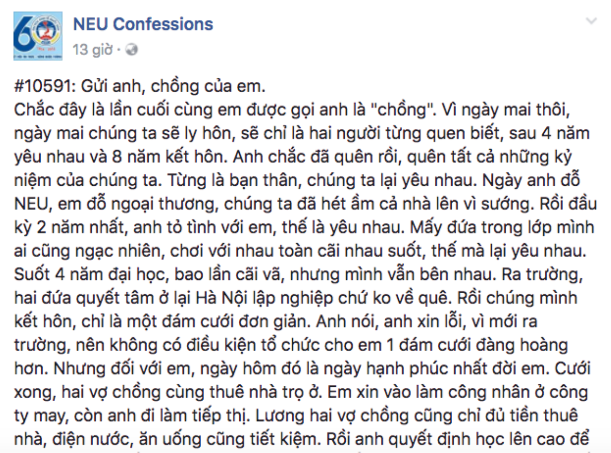 4 năm yêu nhau và 8 năm kết hôn nuôi chồng ăn học, đến khi có tiền tài chồng lại tìm được 'tình yêu đích thực' Ảnh 1