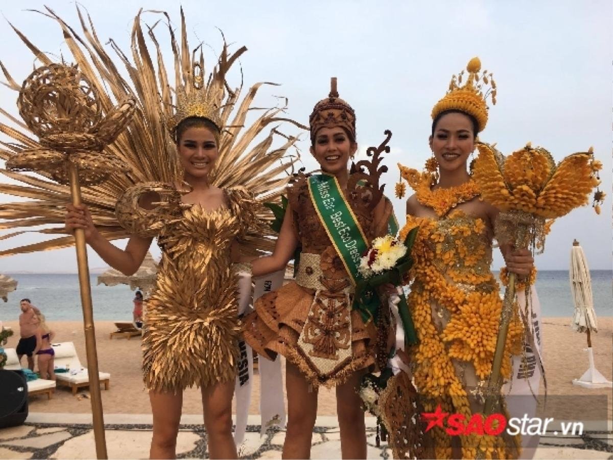 Nguyễn Thị Thành xuất sắc lọt Top 3 'Eco Costume' Ảnh 1