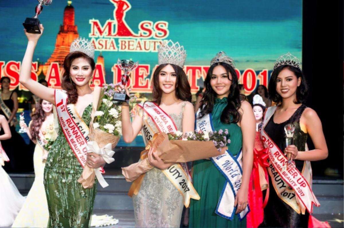 Lẳng lặng đi thi, Hoa khôi Tường Linh bất ngờ đăng quang Miss Asia Beauty 2017 Ảnh 8