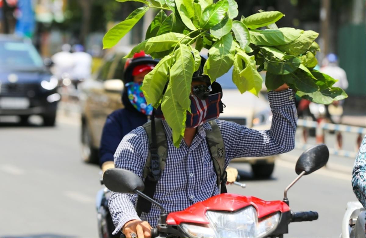 Người Sài Gòn vật vã trong nắng nóng hầm hập đầu mùa Ảnh 1