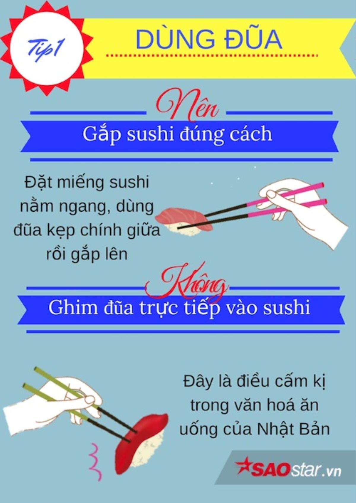 Những mẹo giúp bạn trở thành bậc thầy ăn sushi đúng chuẩn Ảnh 1