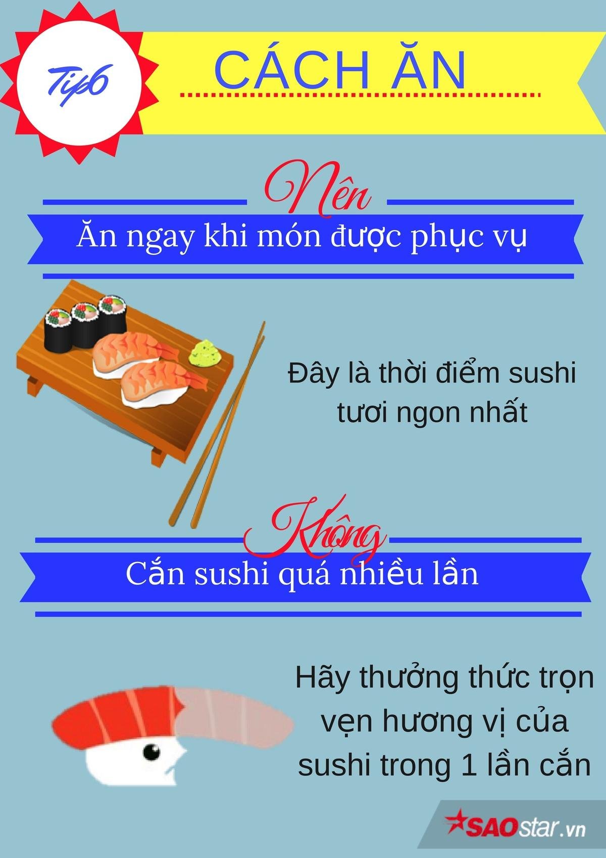 Những mẹo giúp bạn trở thành bậc thầy ăn sushi đúng chuẩn Ảnh 6