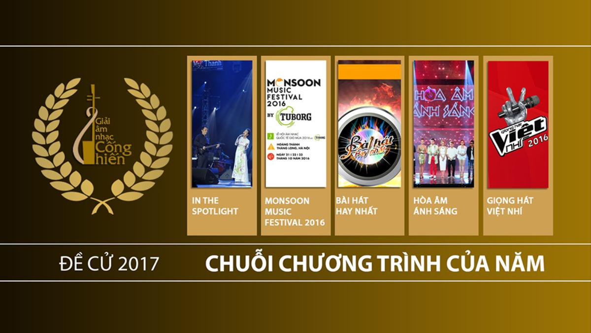 Giải thưởng Âm nhạc Cống hiến 2017: Kết quả sẽ đầy kịch tính, bất ngờ! Ảnh 4