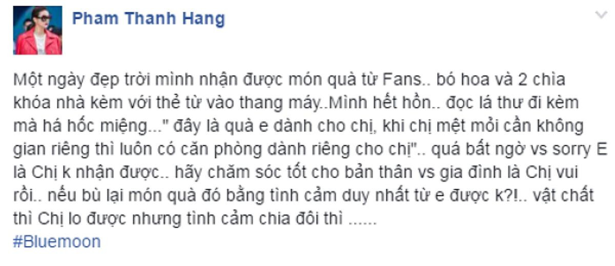 Được fan tặng nhà và đây là câu trả lời bất ngờ của siêu mẫu Thanh Hằng Ảnh 3