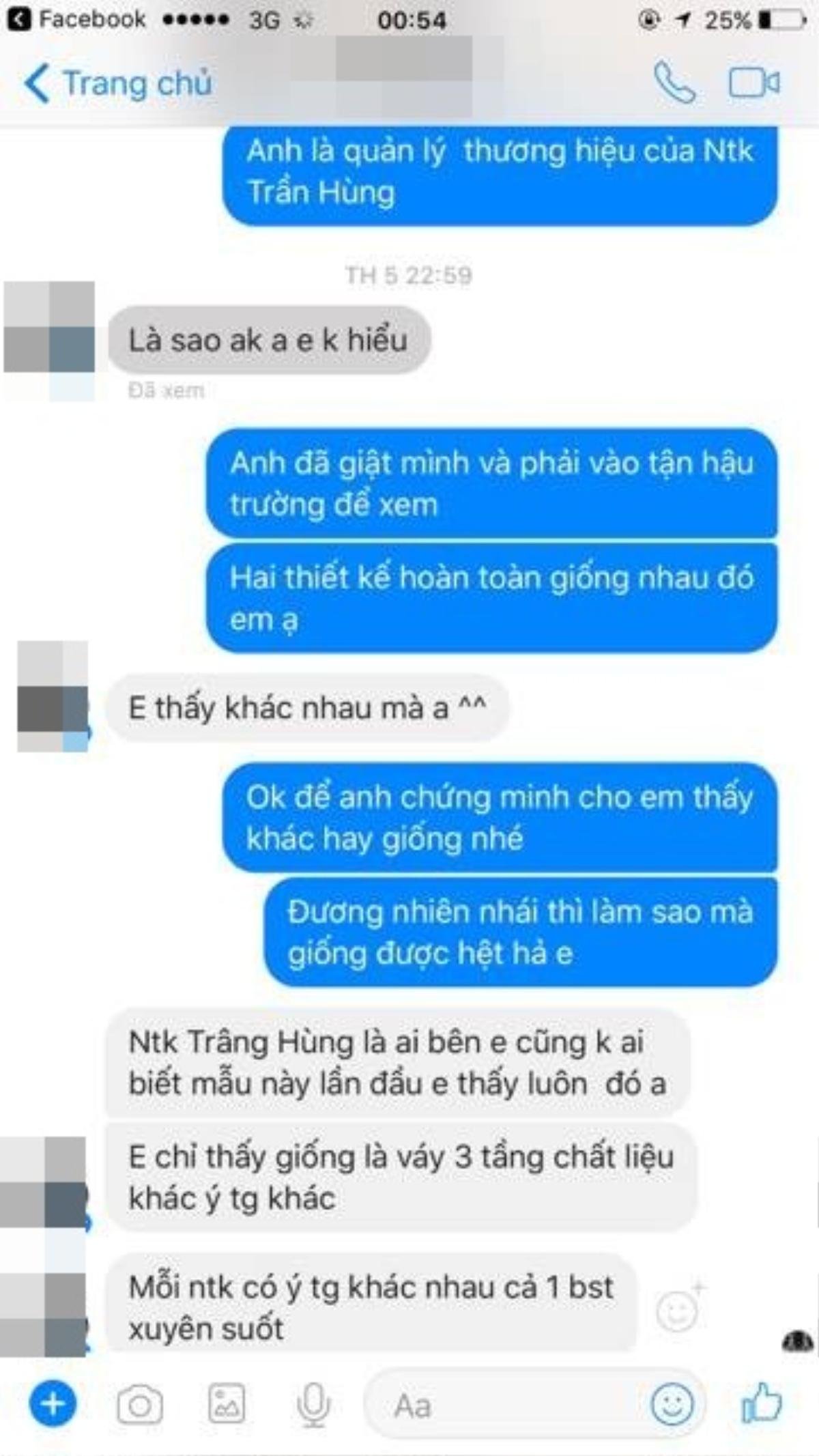 Trần Hùng chia sẻ đáp trả của người được cho là đại diện thương hiệu 21SIX: 'NTK Trần Hùng là ai?' Ảnh 3