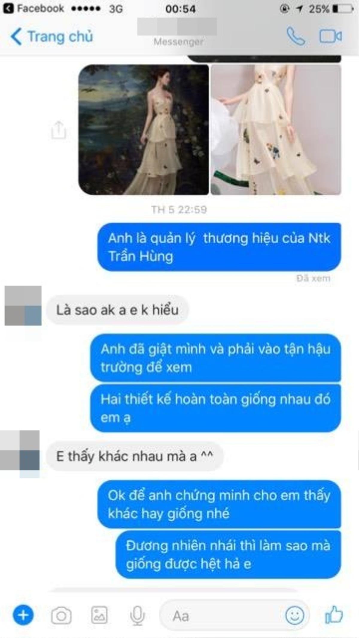 Trần Hùng chia sẻ đáp trả của người được cho là đại diện thương hiệu 21SIX: 'NTK Trần Hùng là ai?' Ảnh 2