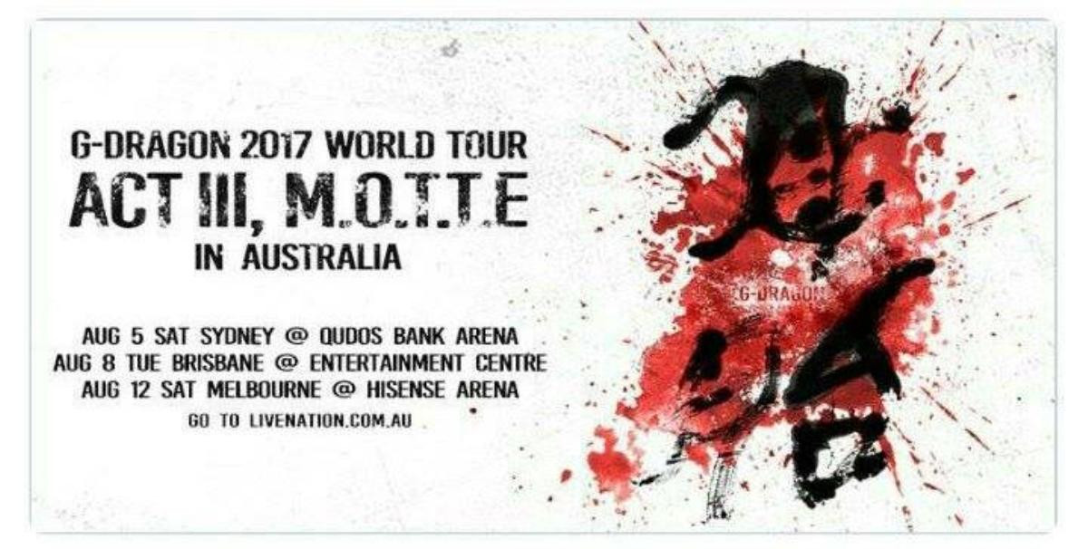 Tất tần tật những điều nên biết về G-Dragon World Tour 2017 Ảnh 4