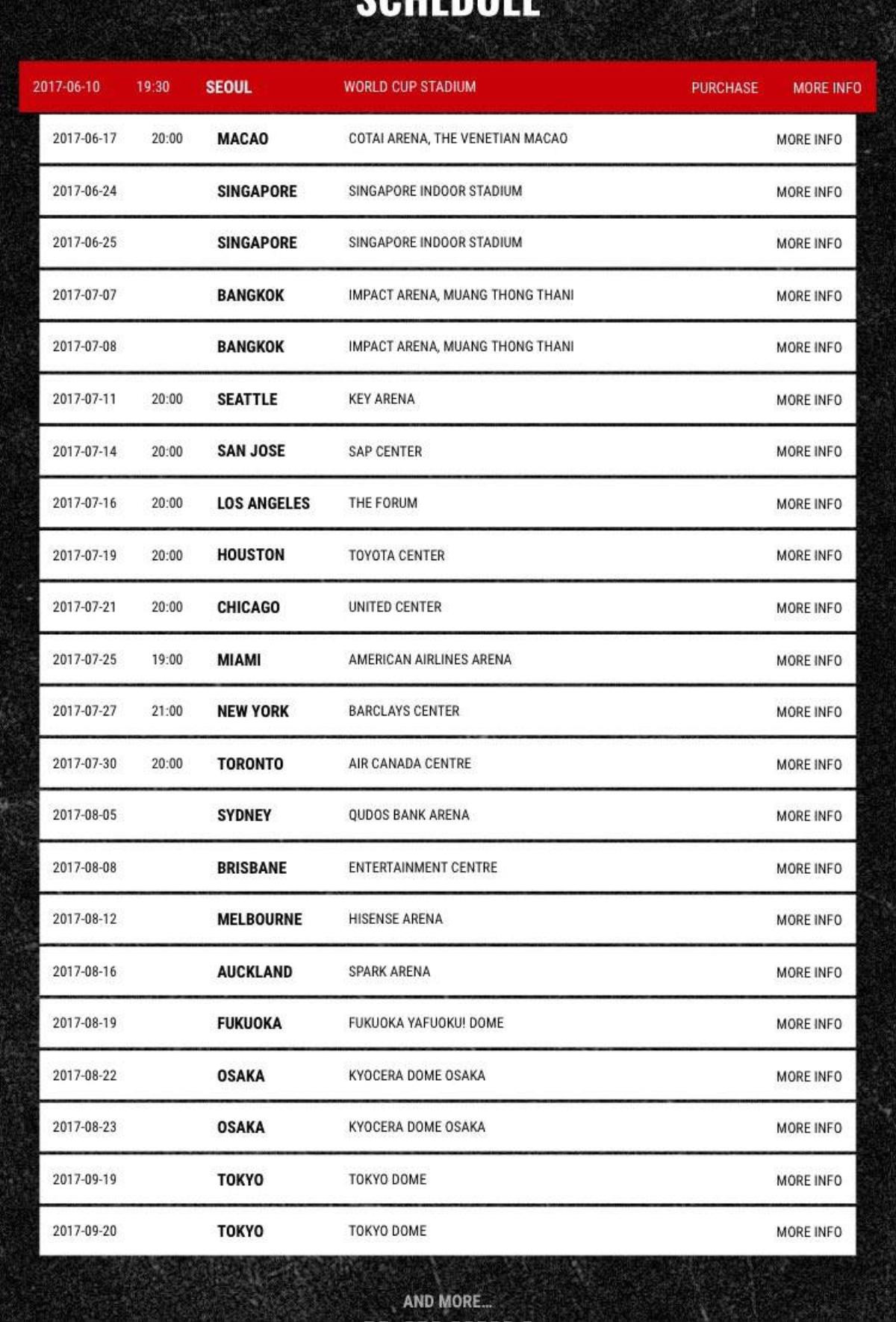 Tất tần tật những điều nên biết về G-Dragon World Tour 2017 Ảnh 3