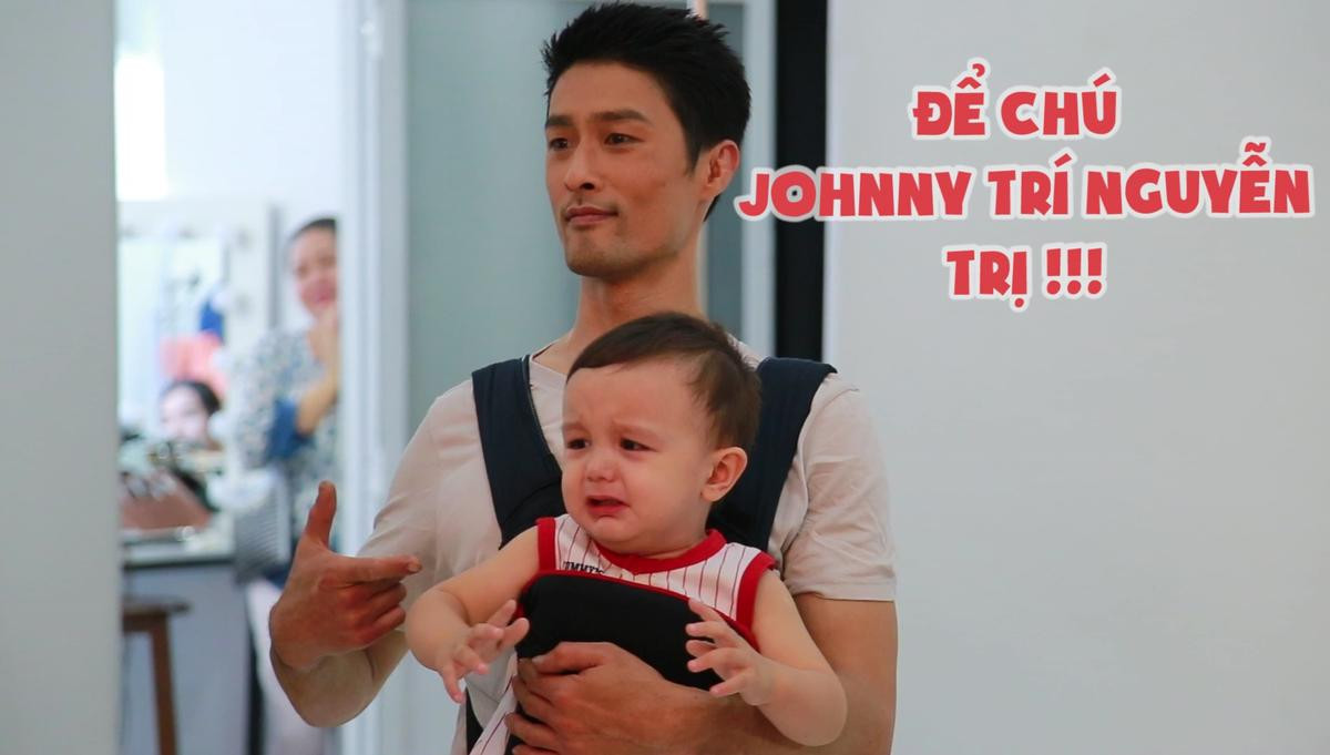 Trai đẹp Johnny Trí Nguyễn chật vật làm 'vú em' trong phim điện ảnh mới Ảnh 1