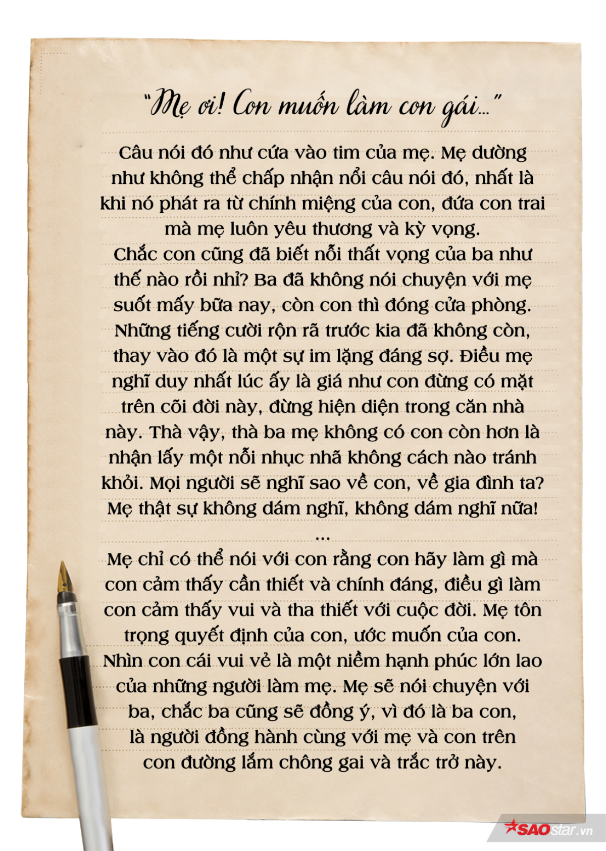 Những lá thư chứa đựng điều không thể nói thành lời của cha mẹ gửi con đồng tính Ảnh 4