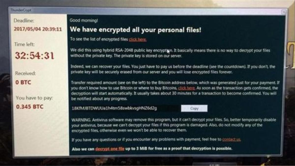 Ransomware giải mã miễn phí cho người dân ở Đài Loan vì nạn nhân quá nghèo Ảnh 1