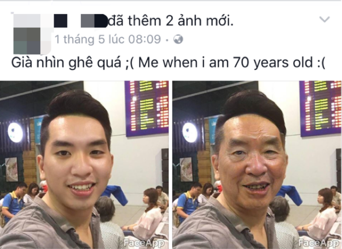 Face App - thú vui khoe ảnh 'khi chúng ta già' đang gây sốt mạng xã hội! Ảnh 1