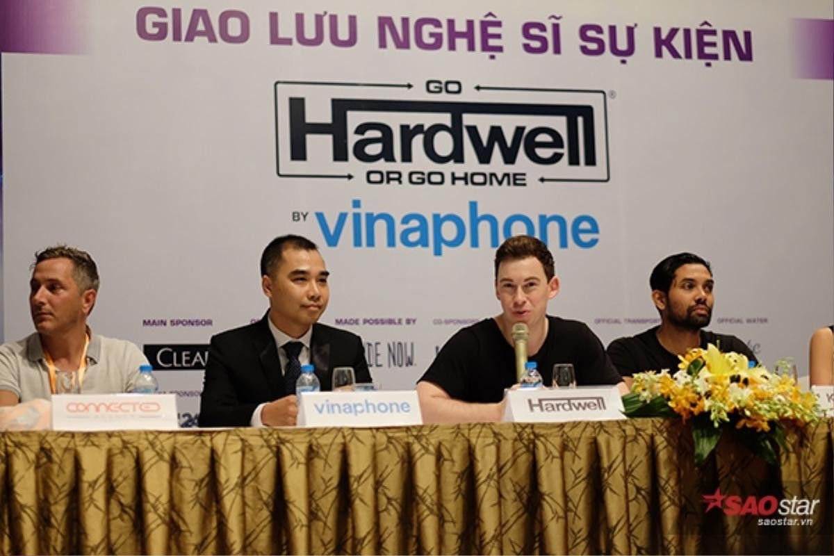 Hardwell chỉ trả lời 3 câu của truyền thông Việt, họp báo diễn ra 15 phút chớp nhoáng Ảnh 2