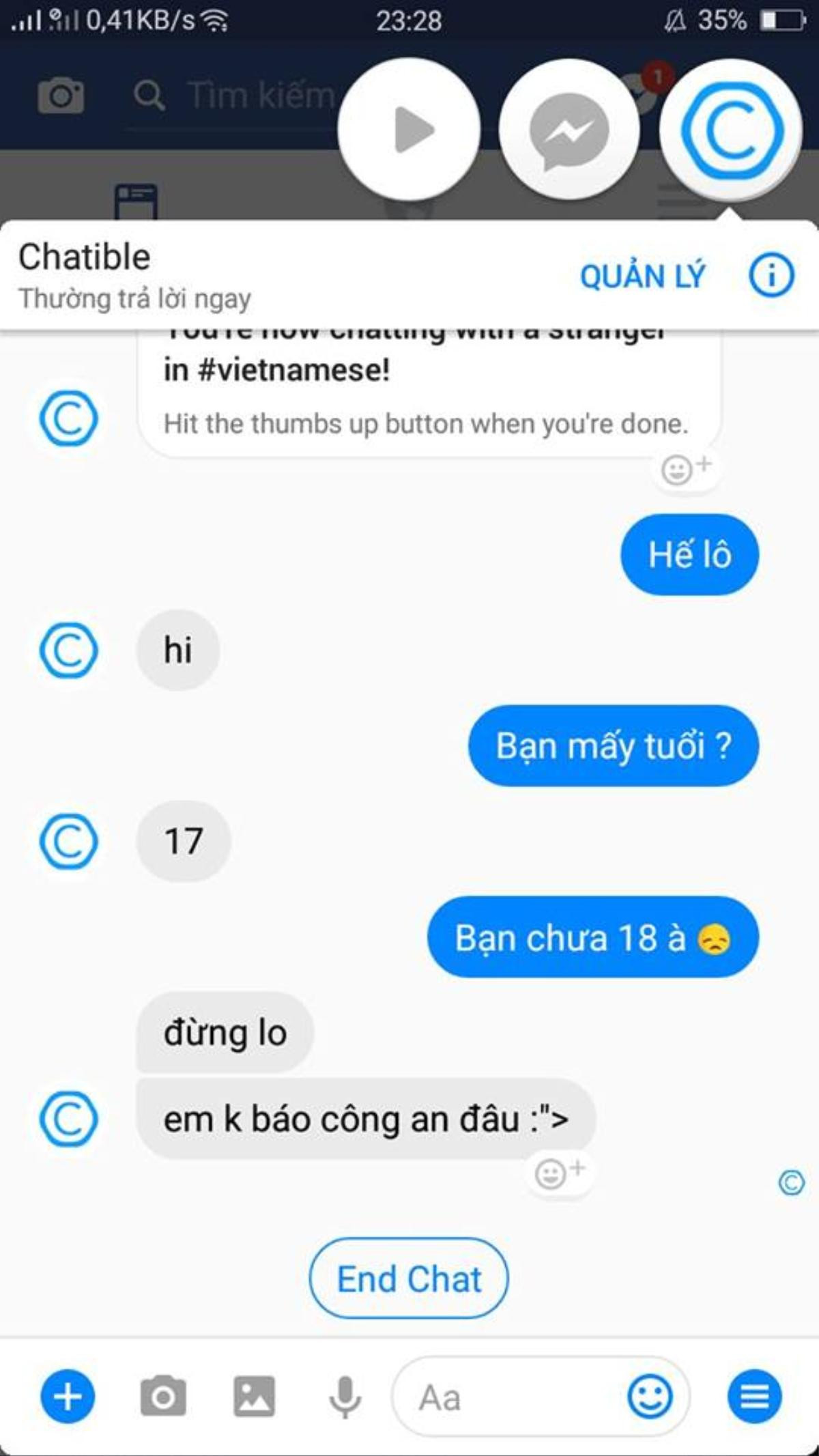 Tính năng 'tâm sự với người lạ' của facebook, thử liền đi rồi cười muốn xỉu luôn! Ảnh 5