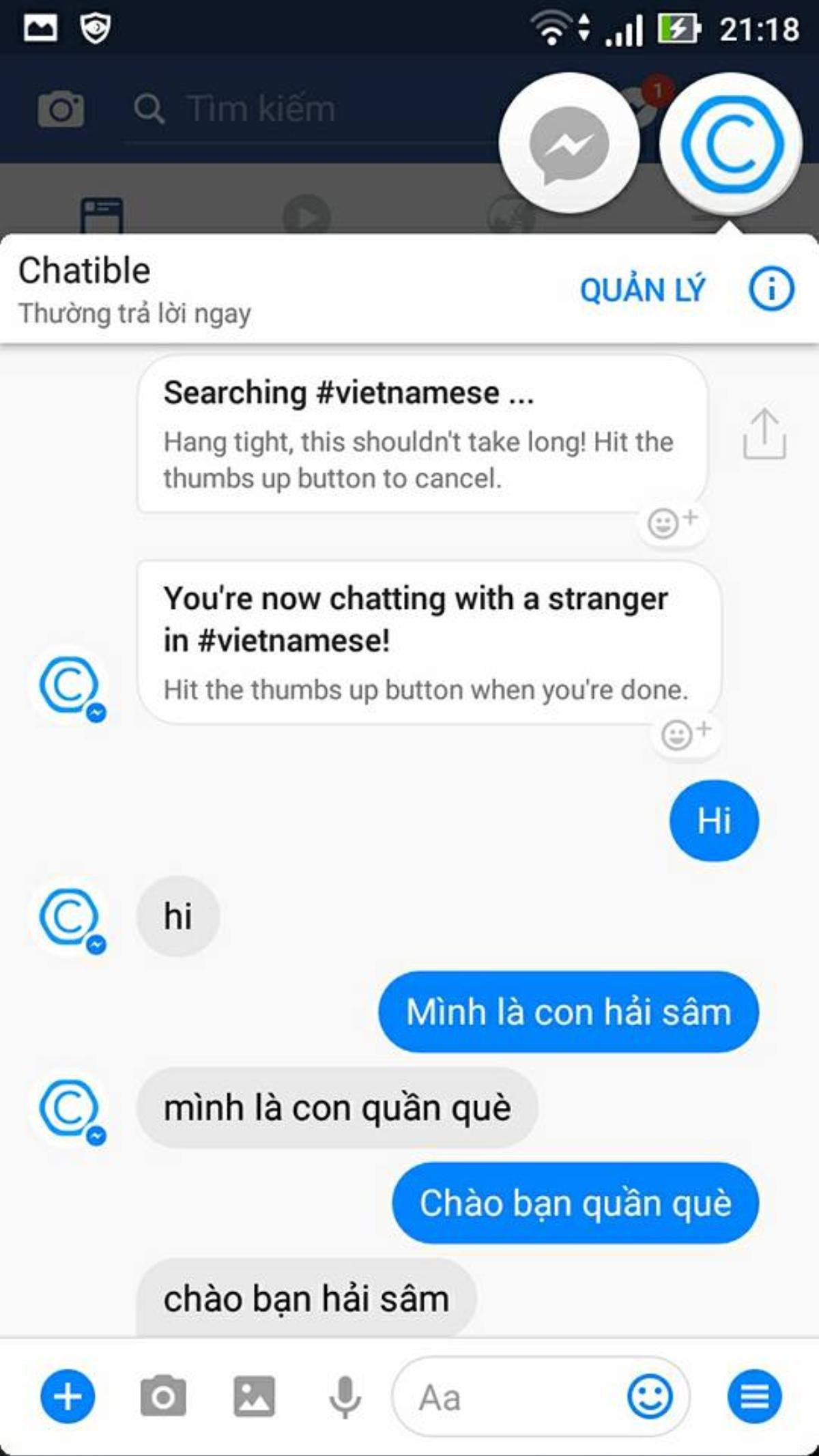 Tính năng 'tâm sự với người lạ' của facebook, thử liền đi rồi cười muốn xỉu luôn! Ảnh 13