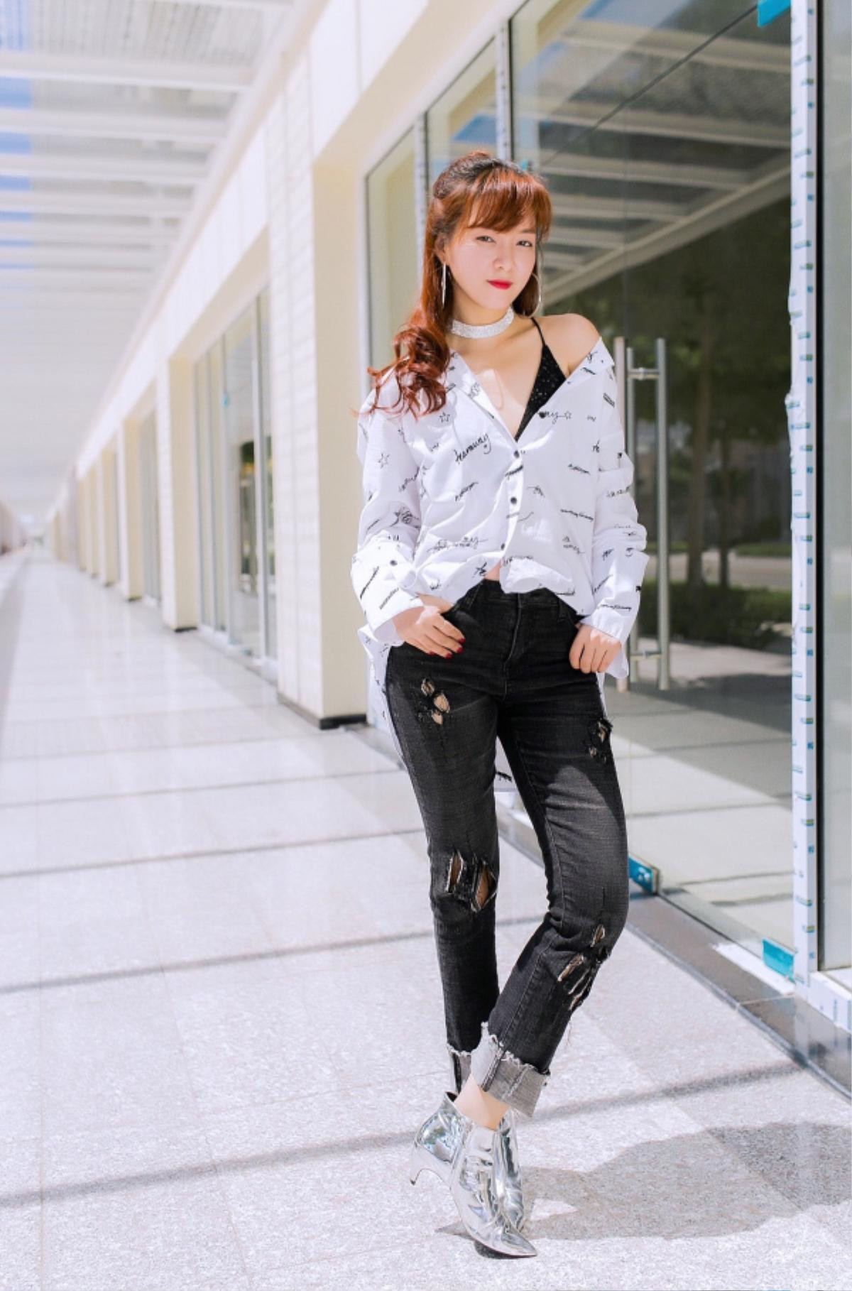 Đinh Hương tung bộ ảnh street style đầy năng động đón đầu thời trang mùa Hè Ảnh 2