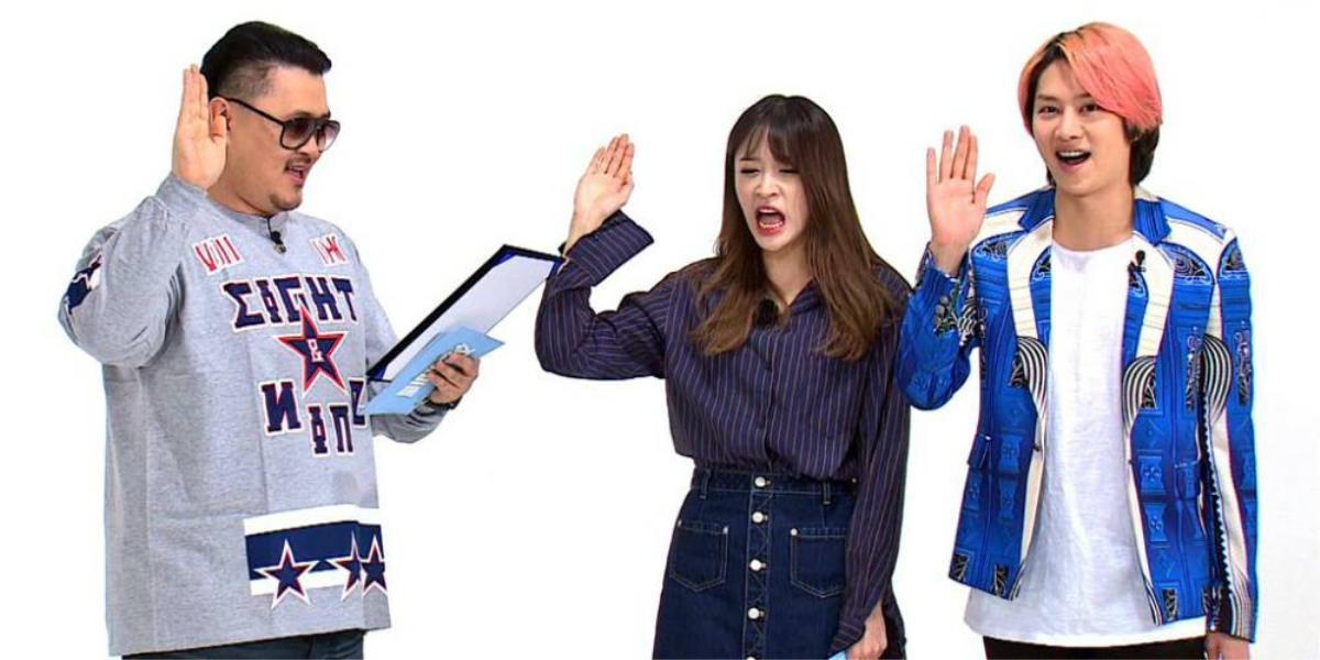 'Báu vật' của các gameshow - Anh em nhan sắc Hani - Heechul: Chơi show nào tưng bừng show đấy! Ảnh 4