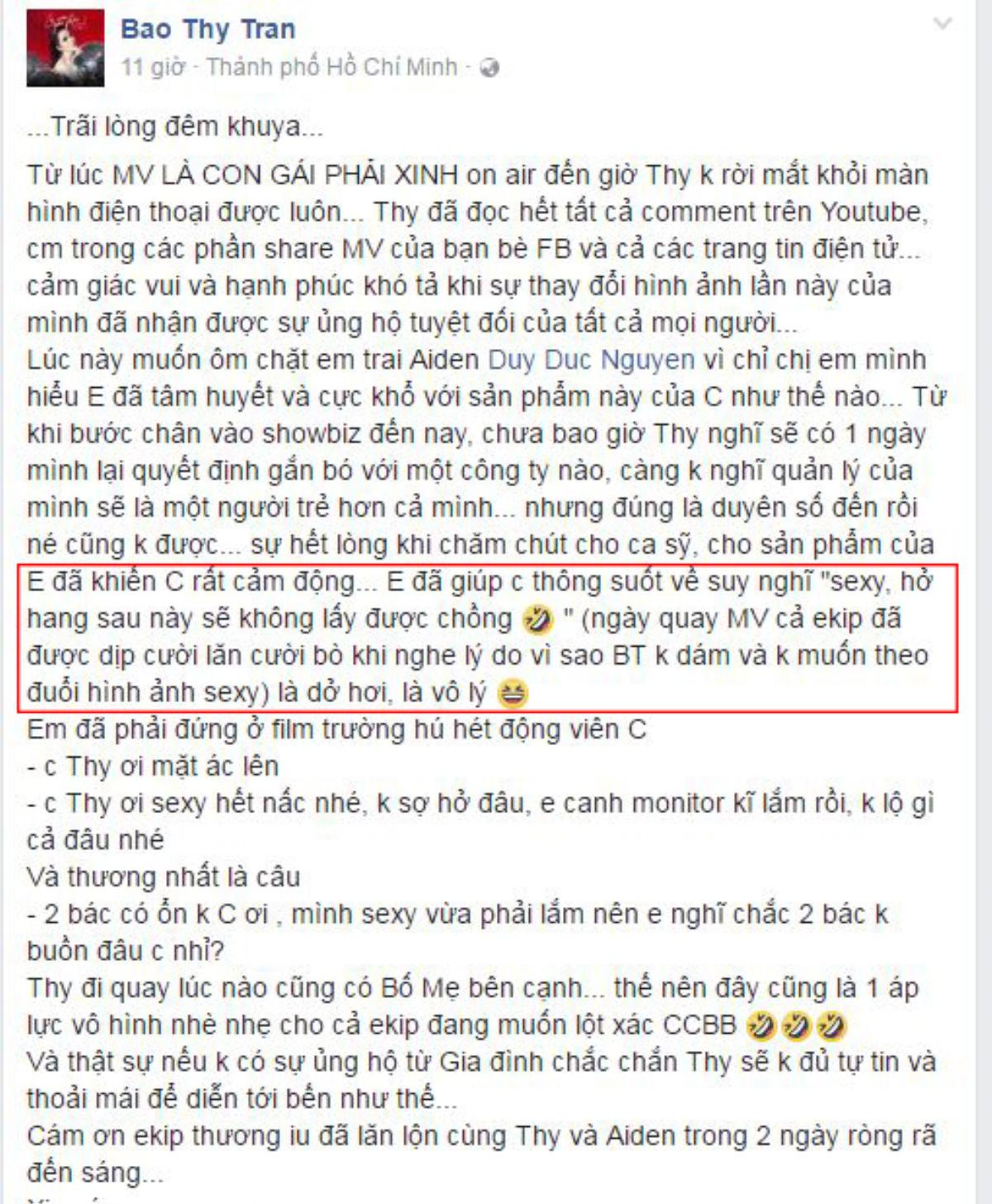 Sau tất cả, đây chính là lý do Bảo Thy không dám ăn mặc gợi cảm! Ảnh 2