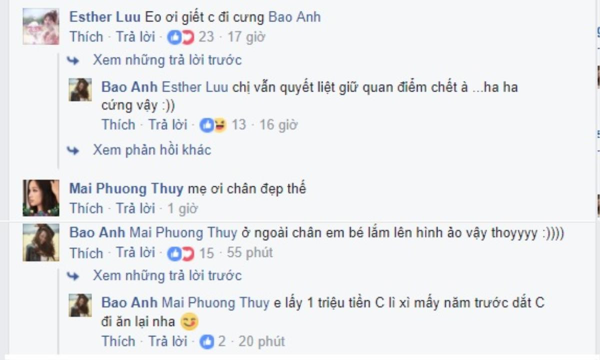 Bảo Anh khiến cả Hari Won và Mai Phương Thúy phải ngưỡng mộ với đôi chân thon gọn, gợi cảm Ảnh 1