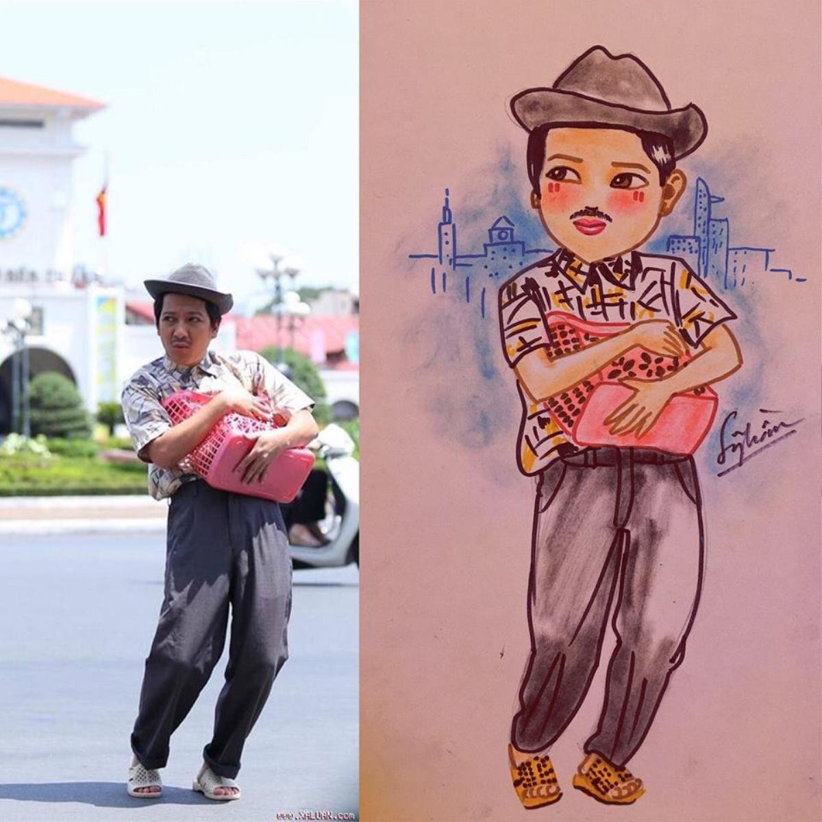 Hoài Linh, Mỹ Tâm… cùng dàn sao Việt 'biến hóa' qua nét vẽ chibi đầy nghệ thuật Ảnh 6