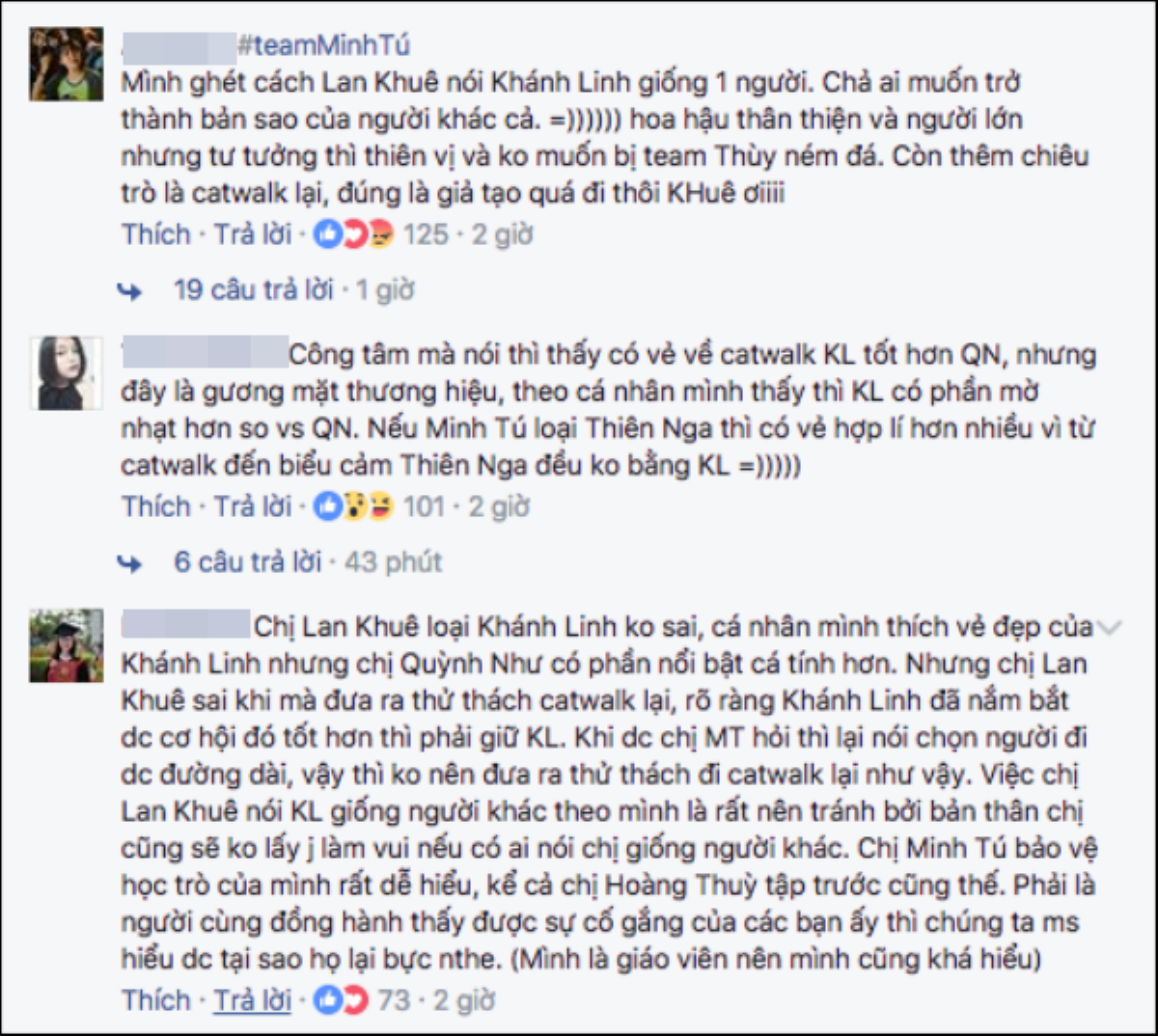 Muôn vàn tranh cãi trái chiều xung quanh hành động của Lan Khuê - Minh Tú, bạn về team ai? Ảnh 6