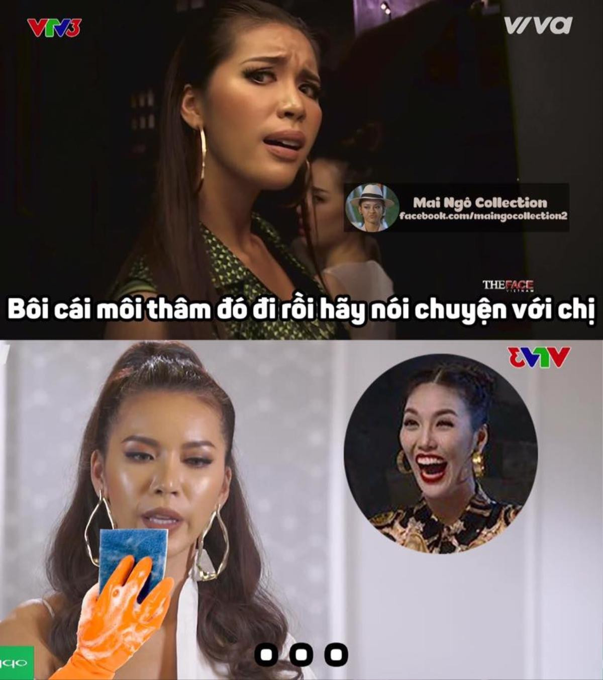 Chỉ một câu 'Bôi cái môi thâm đi rồi nói chuyện' mà The Face đã có nguyên 'rổ' ảnh chế… hết hồn Ảnh 4