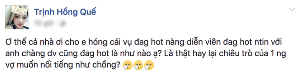 Bảo Thanh tiếp tục bị vợ Hồng Đăng 'nhắc nhở' giữa scandal gạ gẫm bạn diễn Ảnh 3