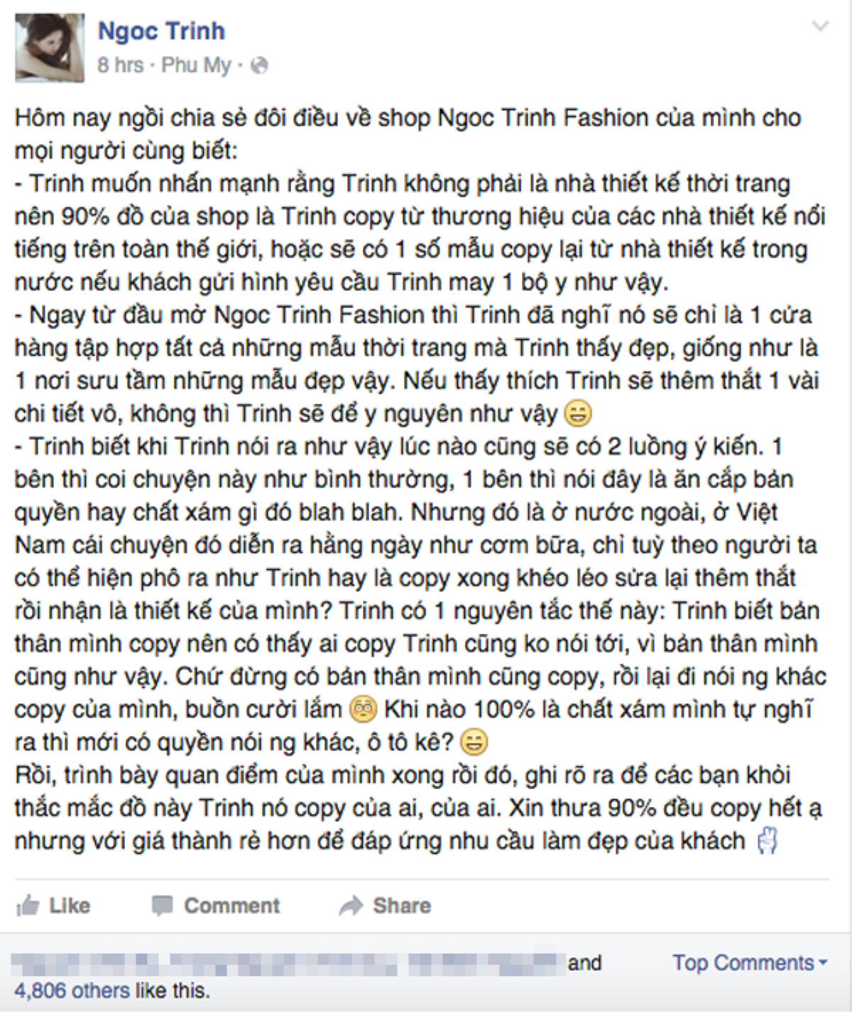 Là 'nữ đại gia hàng hiệu', nhưng Ngọc Trinh vẫn mặc váy nhái? Ảnh 2