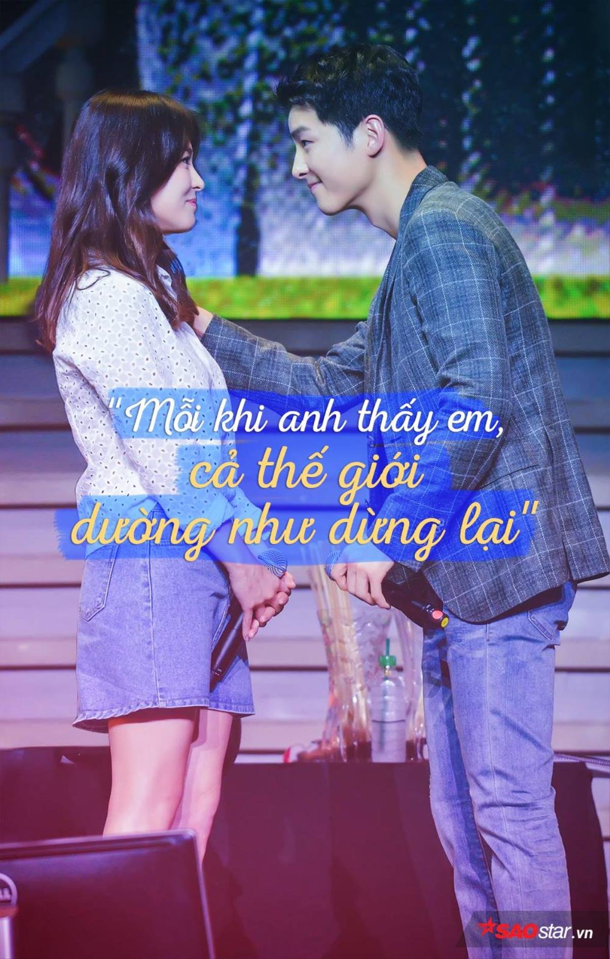 Cặp đôi Song - Song từng cùng nhau hát  'Mỗi khi anh thấy em, cả thế giới dường như dừng lại' Ảnh 2