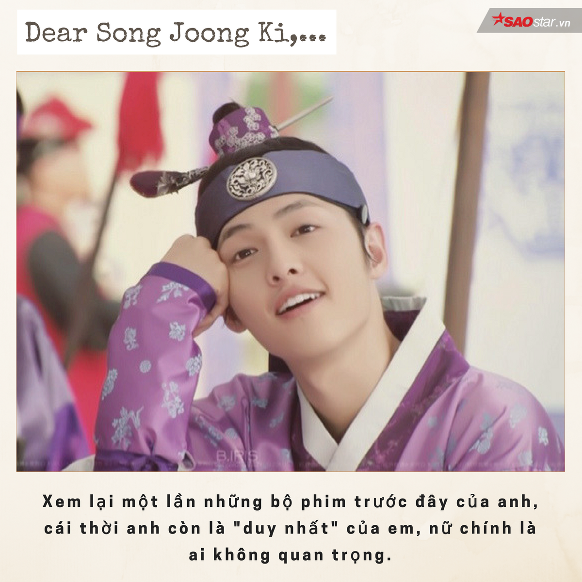 Dear Song Joong Ki, anh yêu chị bình yên nhé, tụi em ổn! Ảnh 3