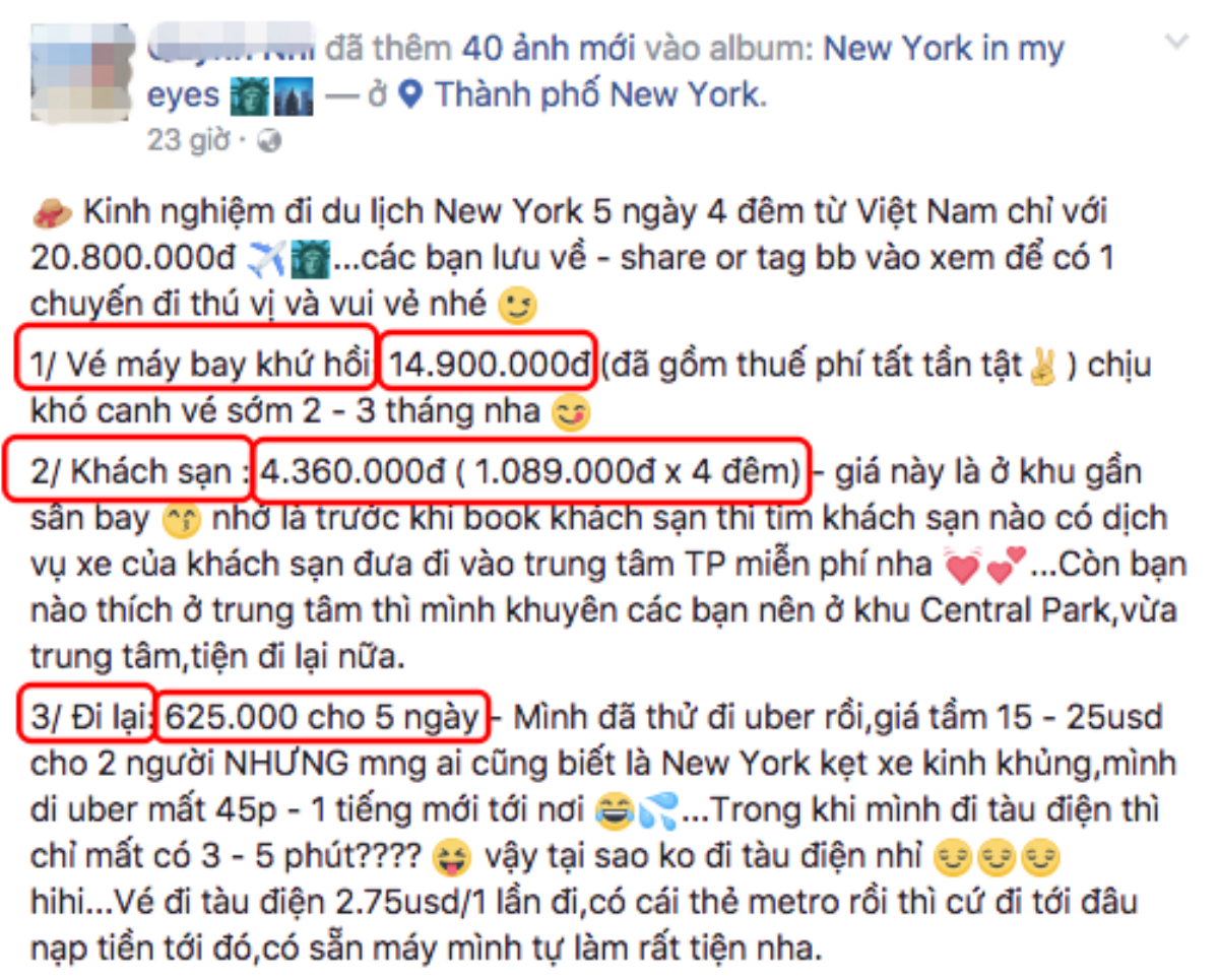 'Review' du lịch New York chỉ với hơn 20 triệu đồng, nữ DJ xinh đẹp bị cộng đồng mạng 'ném đá' dữ dội Ảnh 2